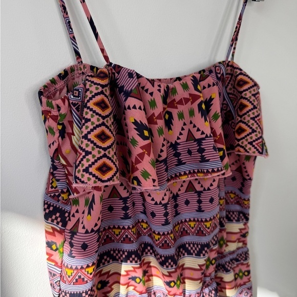 Misope Tank Multi Color Women’s Romper (L) - Picture 3 of 7